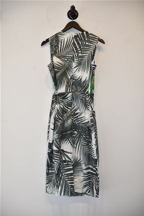 Item 117108 Max Mara Sheath Dress Tropical M Garb Consignment Toronto