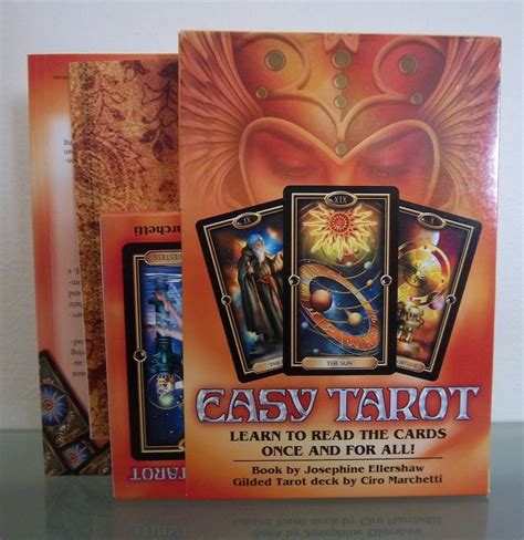 Easy Tarot Learn To Read Gilded Deck By Ciro Marchetti Etsy