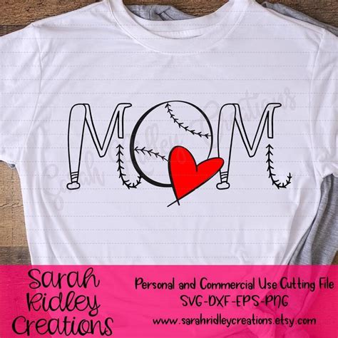 Softball Mom Shirts Sports Mom Shirts Softball Life Softball Svg