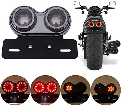 Jmtbno Motorrad Led R Cklichter Integrierte Bremslicht Blinker