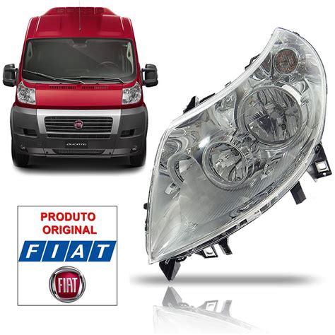 Farol Lado Esquerdo Elétrico Original Fiat Ducato 2018 2019