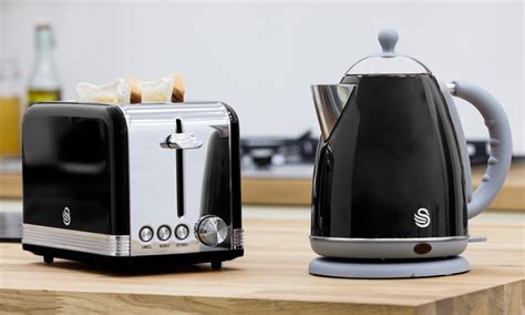 Swan Retro Kettle and Toaster Set | Groupon Goods