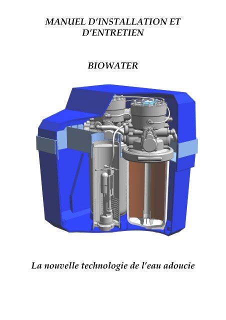 Manuel Dinstallation Et Dentretien Biowater La