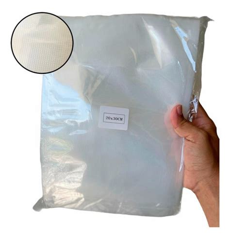 Bolsa Para Empaque Al Vacío 20x30 Cm Paquete 200 Unidades Cuotas Sin