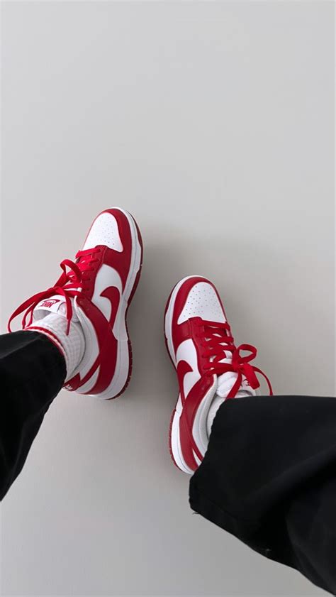 Nike Red Sneakers Red Nike Shoes Jordan Shoes Girls Cute Nike Shoes Sneakers Fashion