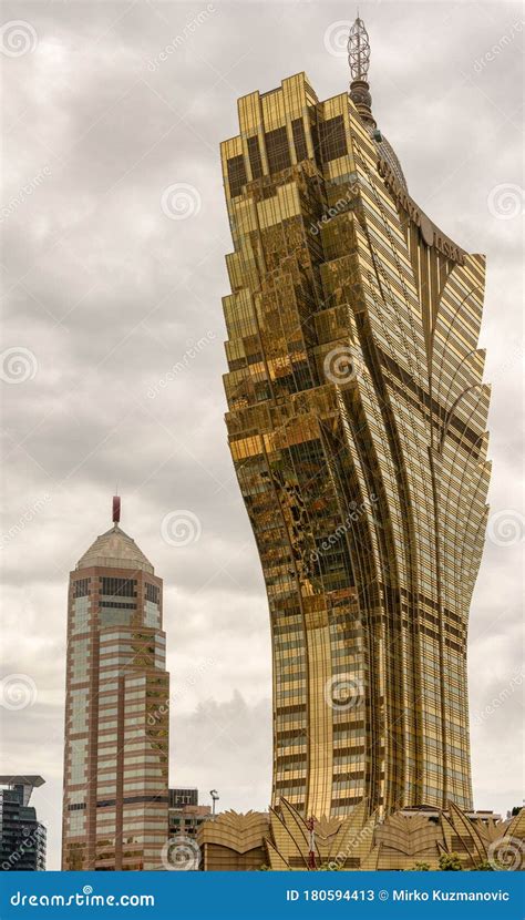 Grand Lisboa Hotel and Casino in Se, Macau, China Editorial Stock Photo ...