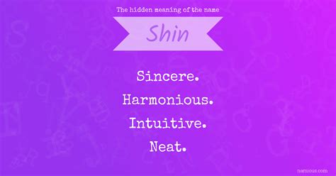 The Hidden Meaning Of The Name Shin Namious