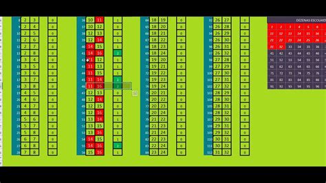 Planilha F Nix Duque De Dezena Jogos Fechados Linha De Dezenas
