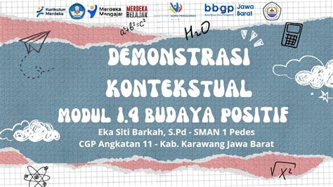 Tugas Modul Budaya Positif Demonstrasi Kontekstual Eka Siti