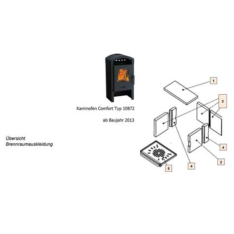 Ersatzteil WAMSLER W5019500470099 für Kaminofen Comfort Typ 10872