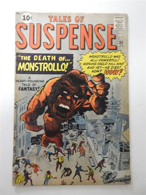 Tales Of Suspense 25 1962 Gd Vg Condition See Desc Comic Books