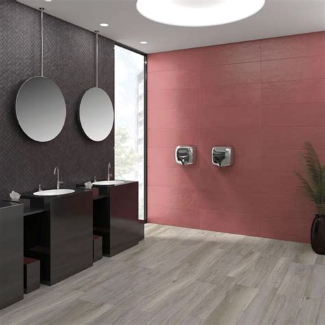 ALELUIA CERAMICAS Faïence murale Liv in ton Blush Red 30x60 cm