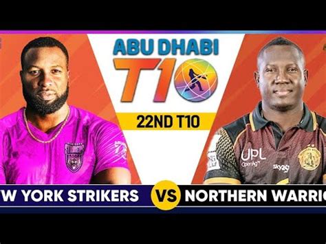 Highlights T10 League Match No 22 New York Strikers Vs Northern