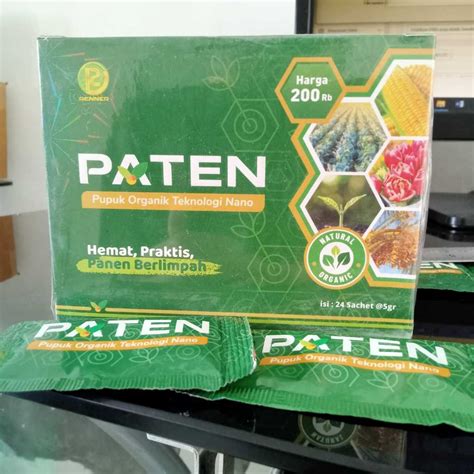 Jual PUPUK PATEN TEKNOLOGI NANO PUPUK ORGANIK 1 BOX ISI 24 SACHET