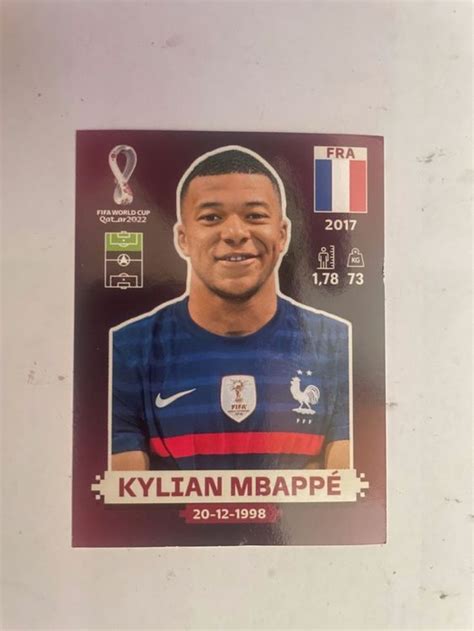 FRA 19 Panini WM 2022 KYLIAN MBAPPE Acheter Sur Ricardo