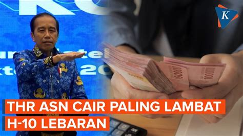 THR ASN Cair Paling Lambat H 10 Lebaran Gaji Ke 13 Cair Juni 2024