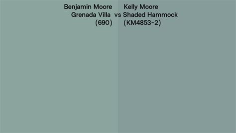 Benjamin Moore Grenada Villa Vs Kelly Moore Shaded Hammock