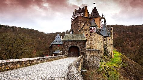 Europe Burg Eltz Wierschem Germany P Castle Eltz Castle Hd