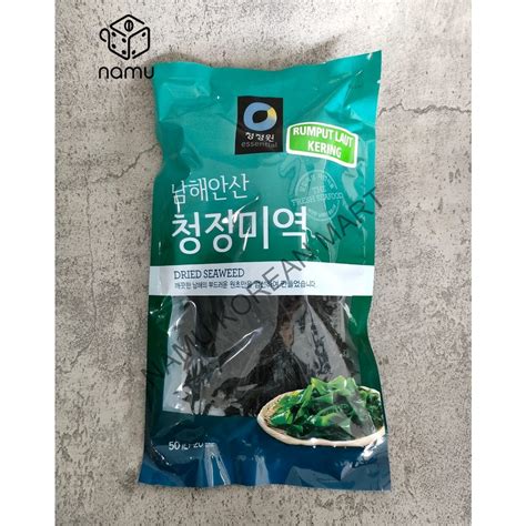 Jual Dried Seaweed Rumput Laut Kering Miyeok Chung Jung One Daesang