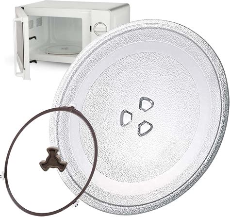 Liguoyi Universals Microwave Glass Plate Replacement Round Microwave Glass Turntable Plate