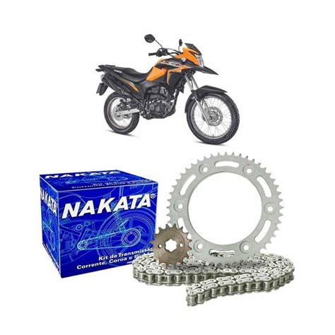 Kit Relação Transmissão Nakata Honda XRE Ponto