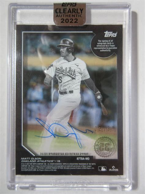 Yahoo オークション 2022 Topps Clearly Authentic Autograph Matt O