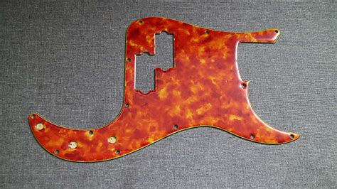 Unbranded Precision Bass Tortoise Shell Pickguard Tortoise Reverb