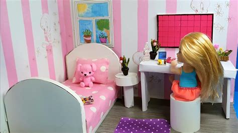 Barbie Minyatür Eşya Yapımı Kendin Yap Barbie Bebek Odası Nasıl