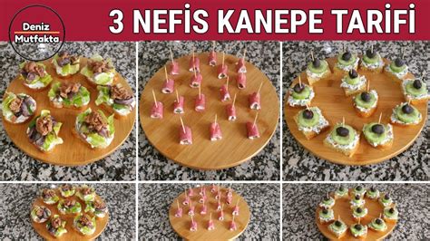 3 Nefis Kanepe Tarifi En Kolay En Lezzetli En Güzel Kanepeler