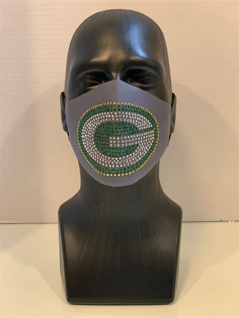 Green Bay Packers Face Mask Green Bay Face Mask Packers Face - Etsy