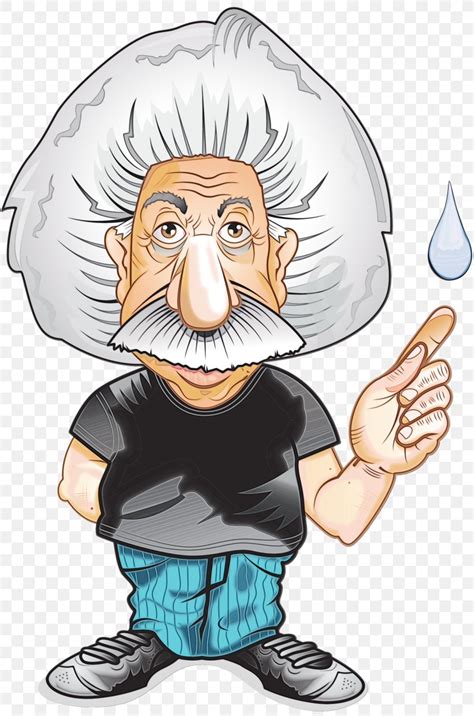 Albert Einstein Cartoon Png 1946x2945px Watercolor Albert Einstein