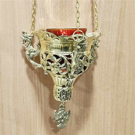 Лампада подвесная для храма из Греции - Церковная лавка