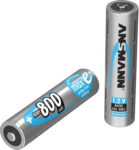 Ansmann Maxe Hr Aaa Battery Rechargeable Nimh Mah V Pc S