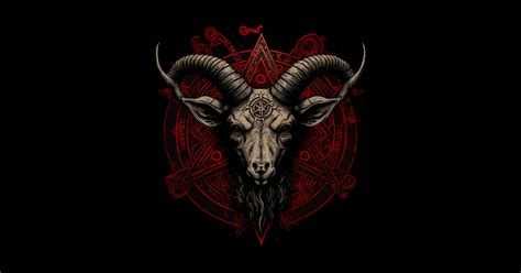 Satanic Goat Baphomet Baphomet Goat Satanic Posters And Art Prints