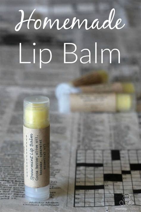 Homemade Lip Balm Recipe