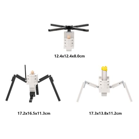 Skibidi Toilet Spider Helicopter Hydra MOC Factory 89298 Official Store ...