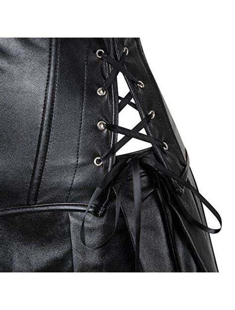 Buy Kranchungel Women S Punk Rock Faux Leather Corset Retro Goth Waist