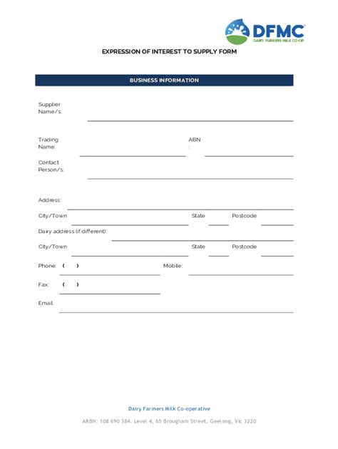 Fillable Online Dfmc Org UNHCR VENDOR REGISTRATION FORM Rev Apr 09