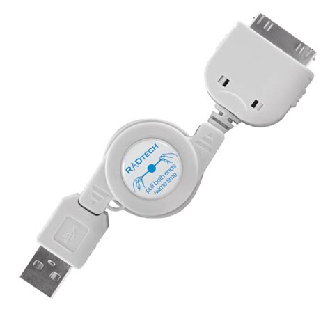 Retractable Firewire To 30 Pin Chargesync Cable