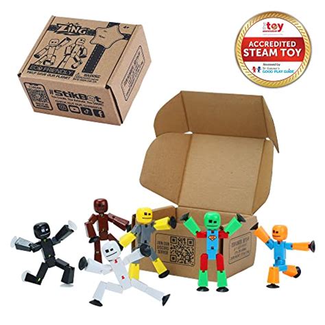 Zing Stikbot Paquete De Figuras De Acci N Coleccionables Sti