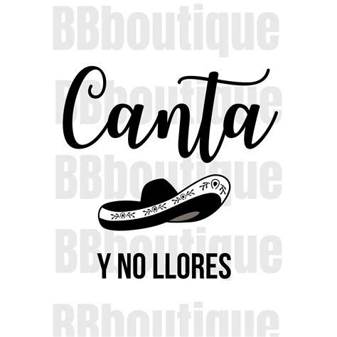 Canta Y No Llores Png Spanish Quote Spanish Song Funny Spanish