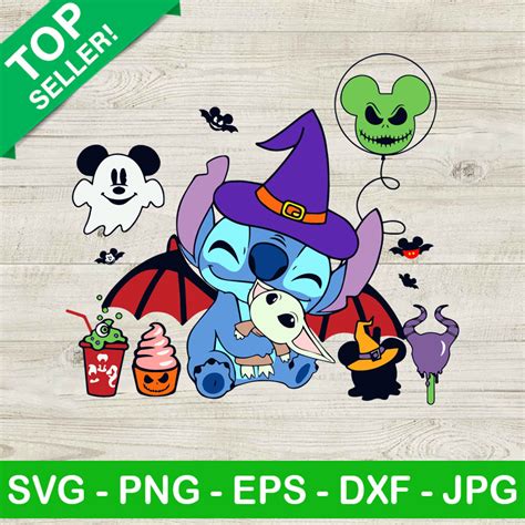 Lilo Witch And Stitch Pumpkin Svg Disney Stitch Pumpkin Svg Disney