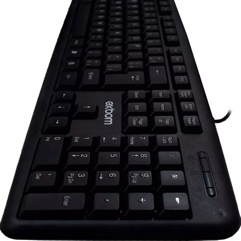 Teclado Usb Standard Abnt2 Padrão Brasileiro Exbom Bk 102