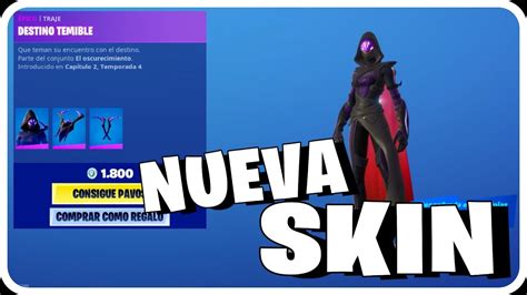 Nuevas Skins Destino Temible Y Presagio Temible En Fortnite Youtube