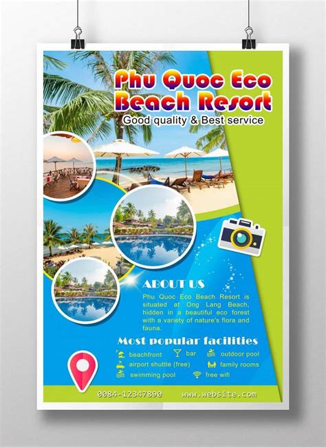 Summer Vacation Comfort Hotel Poster Template Imagepicture Free