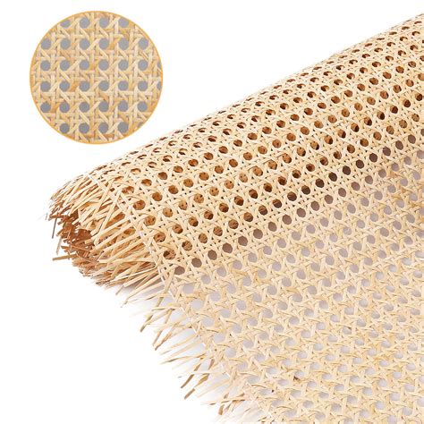 24 Width Cane Webbing 3 3Feet Natural Rattan Webbing For Caning