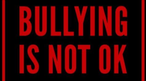 Bullying Is Not Ok Youtube