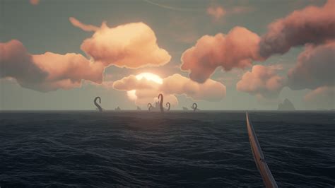 Screenshot I Got After Somehow Escaping The Kraken Rseaofthieves