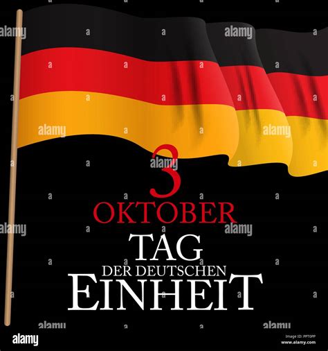 3 Oktober Tag Der Deutschen Einheit Translation 3 October Day Of