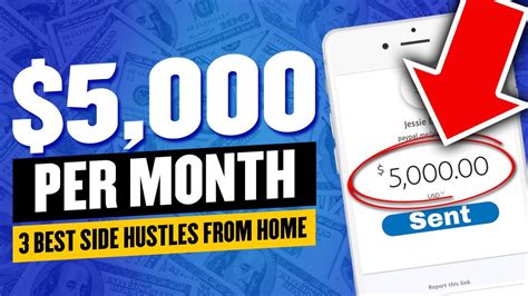 3 Best Side Hustles From Home Make 5000 Per Month Proof Best Side Hustles To Make Money